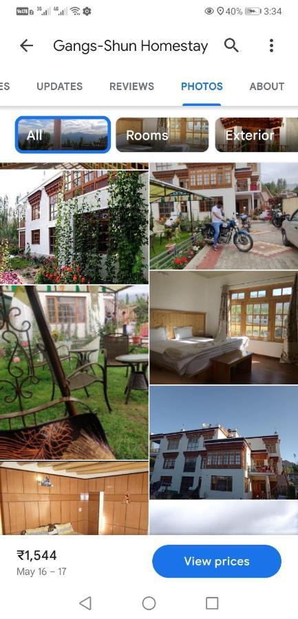 Gangs-Shun Homestay Leh Exterior foto